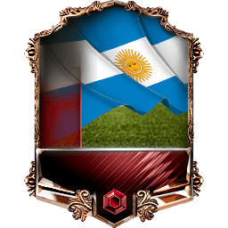 Ángel Di María 88 OVR FC Mobile card design