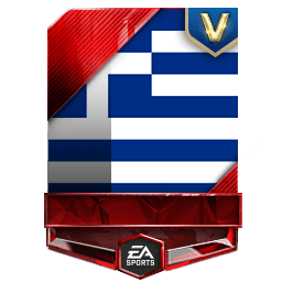 Nikos Karelis 83 OVR FC Mobile card design
