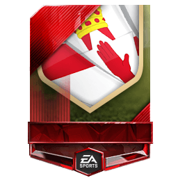Jonny Evans 88 OVR FC Mobile card design