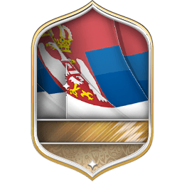 Nikola Milenković 70 OVR FC Mobile card design