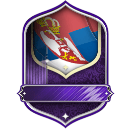 Filip Kostić 90 OVR FC Mobile card design