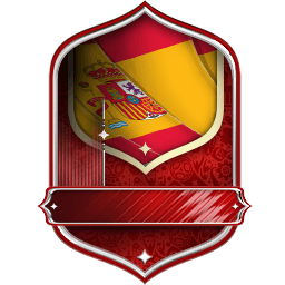 Andrés Iniesta Luján 88 OVR FC Mobile card design
