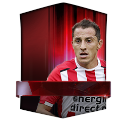 Andrés Guardado 80 OVR FC Mobile player card