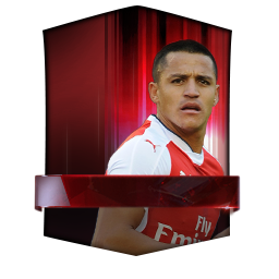 Alexis Sánchez 84 OVR FC Mobile player card