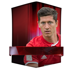 Robert Lewandowski 87 OVR FC Mobile player card