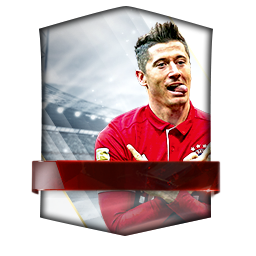 Robert Lewandowski 92 OVR FC Mobile player card