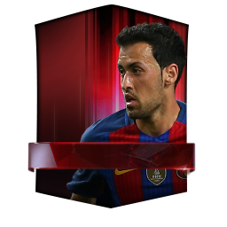 Sergio Busquets Burgos 83 OVR FC Mobile player card