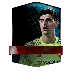 Thibaut Courtois 86 OVR FC Mobile player card