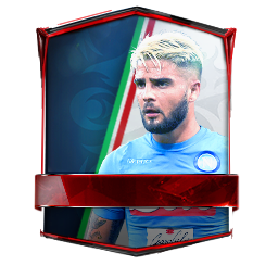 Lorenzo Insigne 91 OVR FC Mobile player card