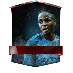 Raheem Sterling 86 OVR FC Mobile player card