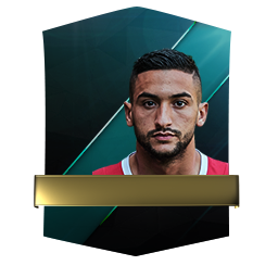 Hakim Ziyech 77 OVR FC Mobile player card