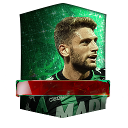 Domenico Berardi 91 OVR FC Mobile player card