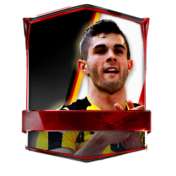 Christian Pulisic 88 OVR FC Mobile player card