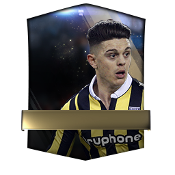 Milot Rashica 75 OVR FC Mobile player card
