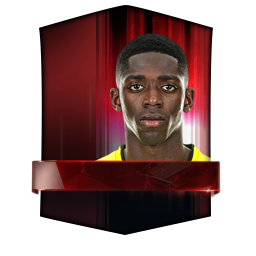 Ousmane Dembélé 80 OVR FC Mobile player card