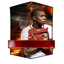 Kylian Mbappé 90 OVR FC Mobile player card