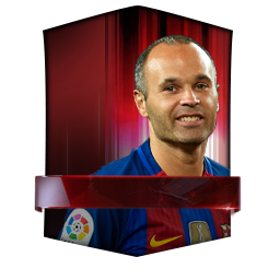 Andrés Iniesta Luján 84 OVR FC Mobile player card